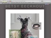 Alinea graphic: site web pour l'artiste betsy Eeckhout