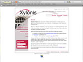 Alinea graphic: layout site web xylonis sprl artisans du bois
