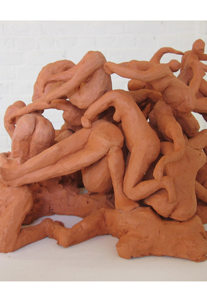 Julie Doutrelepont sculptures terres cuites